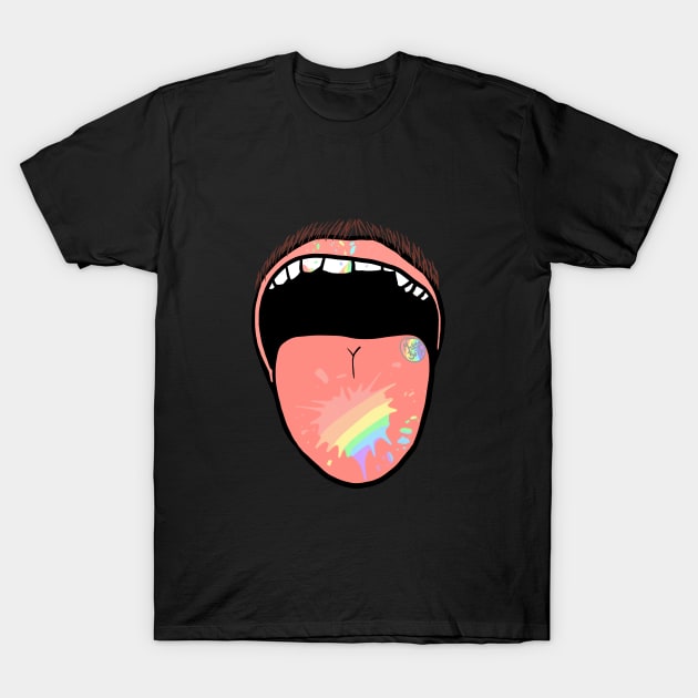 Rainbow Love T-Shirt by Materiaboitv